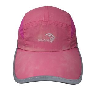 RRvane Strapback 5 Panel Cap Pink Size 56cm-62cm Adjustable Embroidered
